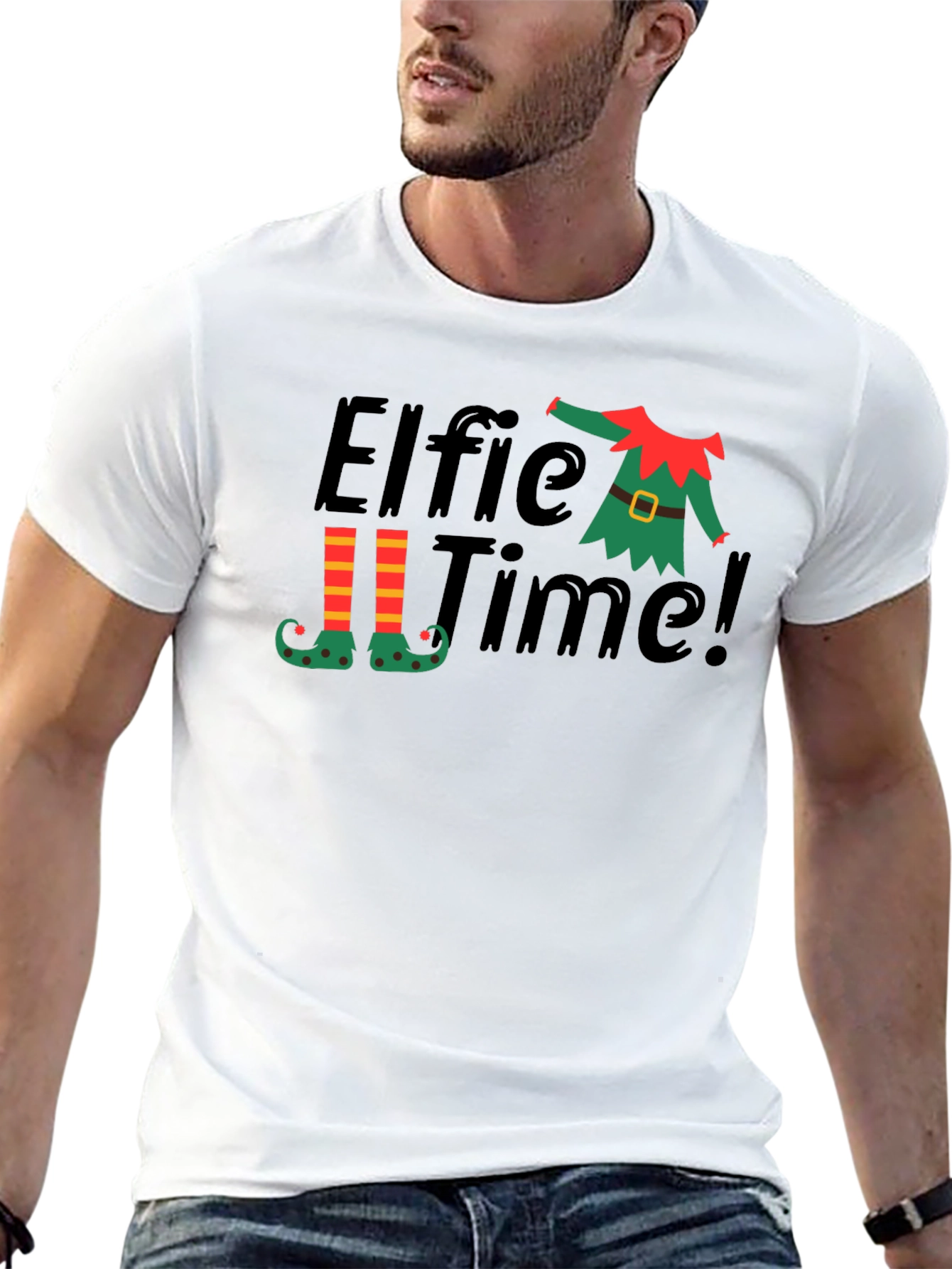 Camiseta Elfie Time! Navideña