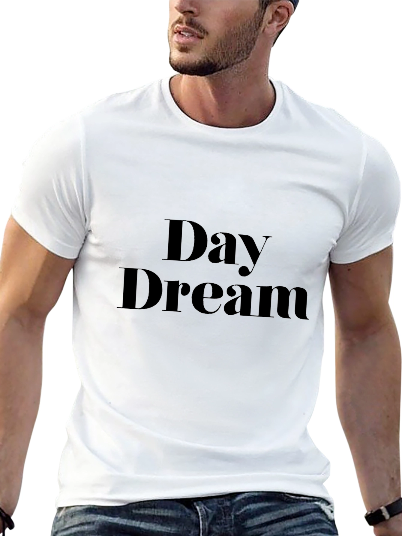 Camiseta Negra Day Dream para Hombre
