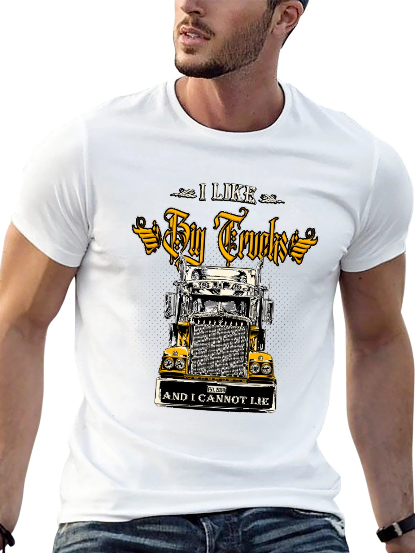 Camiseta Negra I Like Big Trucks