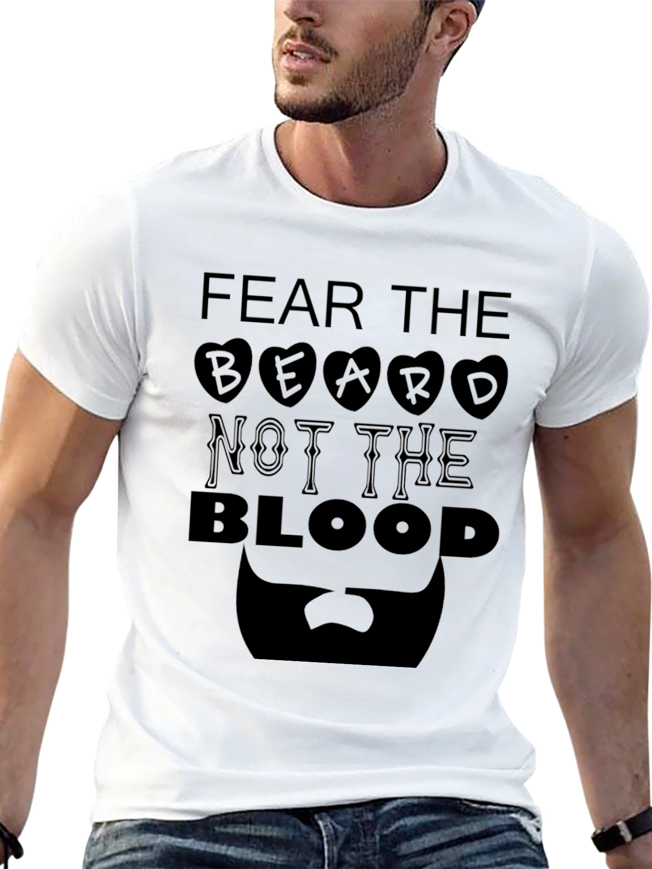 Camiseta Hombre Fear the Beard