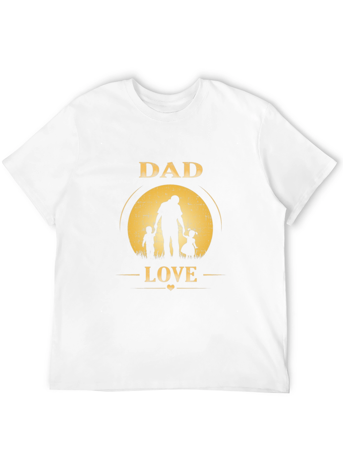 Camiseta Negra Dad Love para Hombre