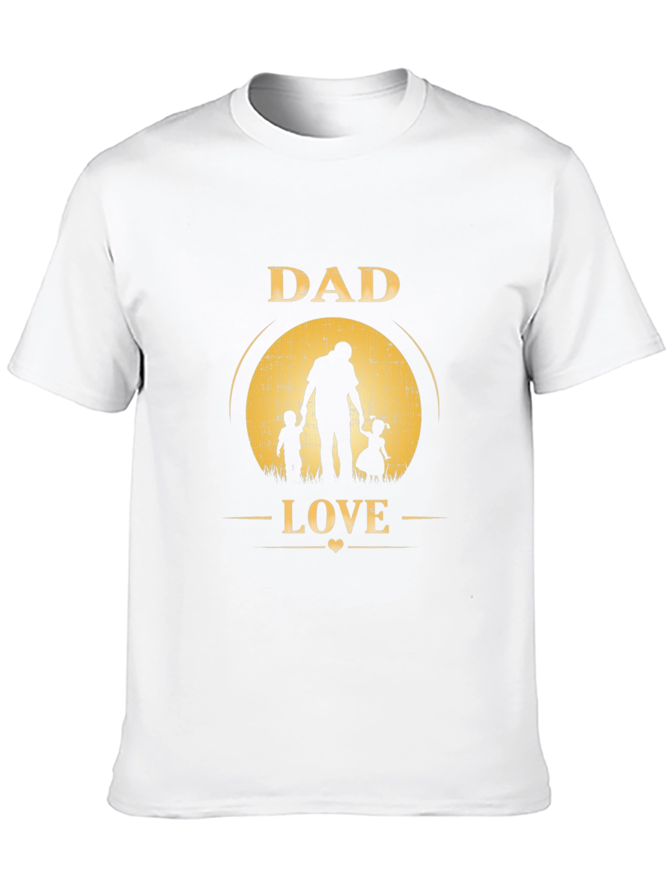 Camiseta Negra Dad Love para Hombre