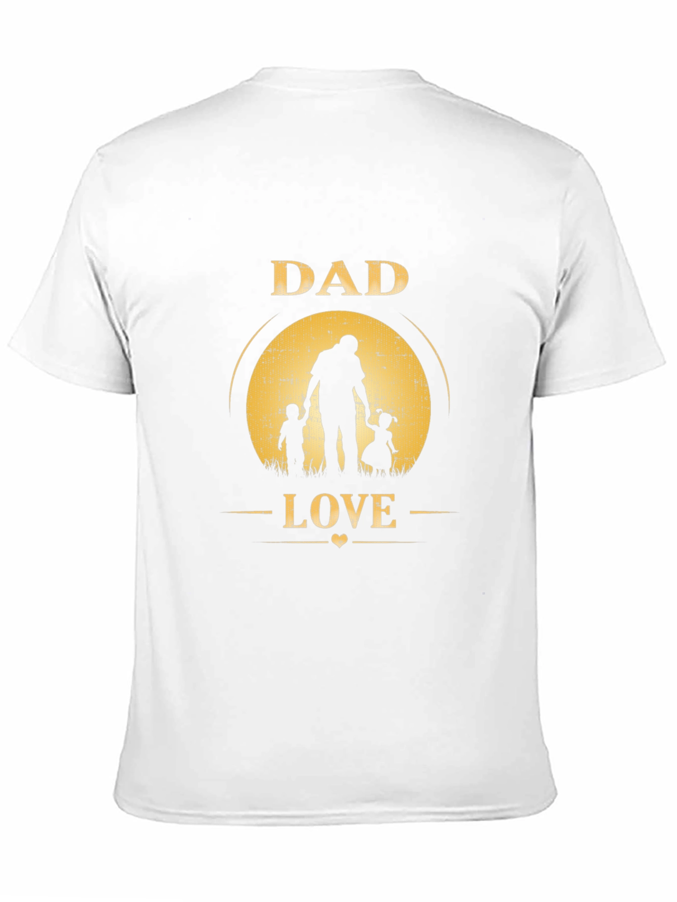Camiseta Negra Dad Love para Hombre