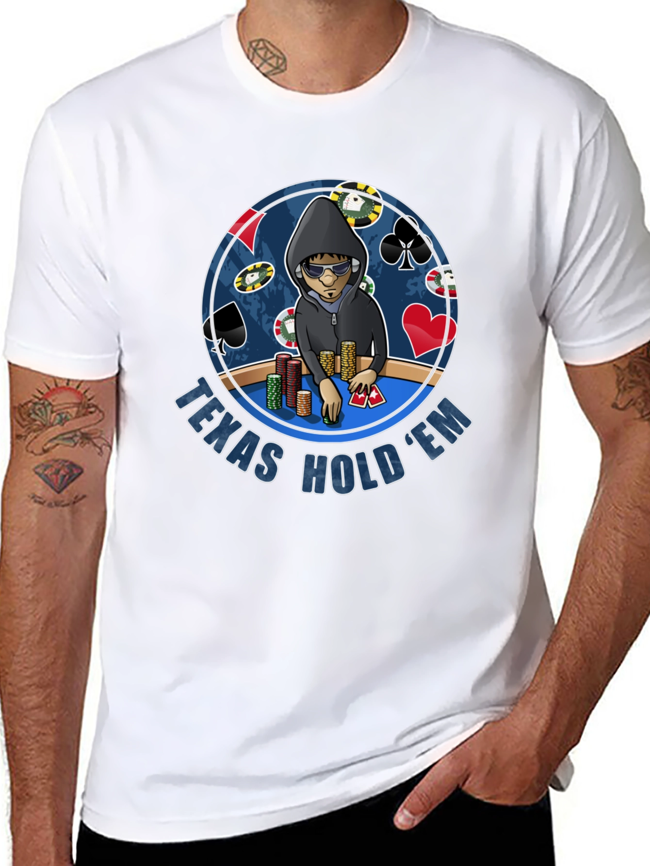 Camiseta Texas Holdem - Diseño Poker