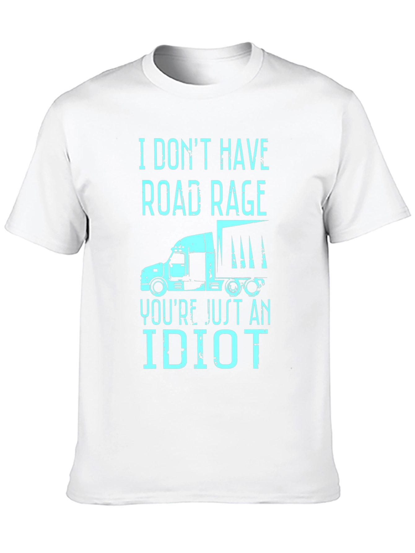 Camiseta Negra con Diseño Humorístico de Conducción