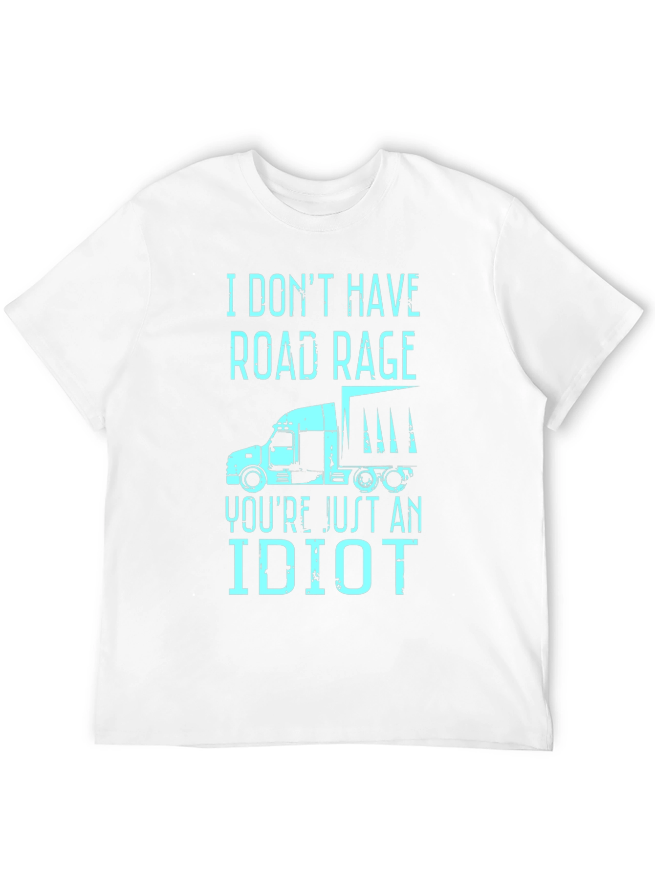 Camiseta Negra con Diseño Humorístico de Conducción
