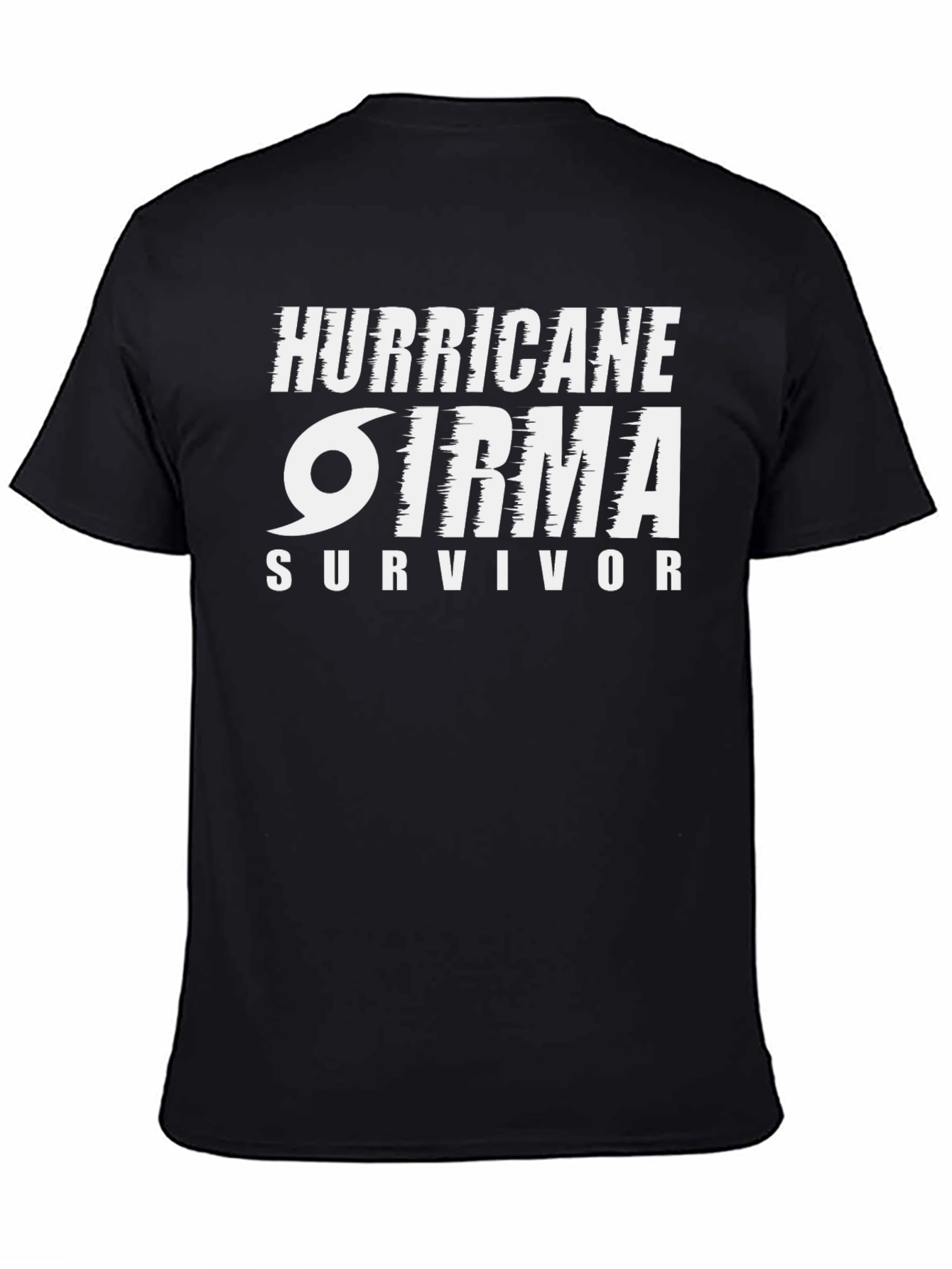 Camiseta Negro Huracán Irma Survivor