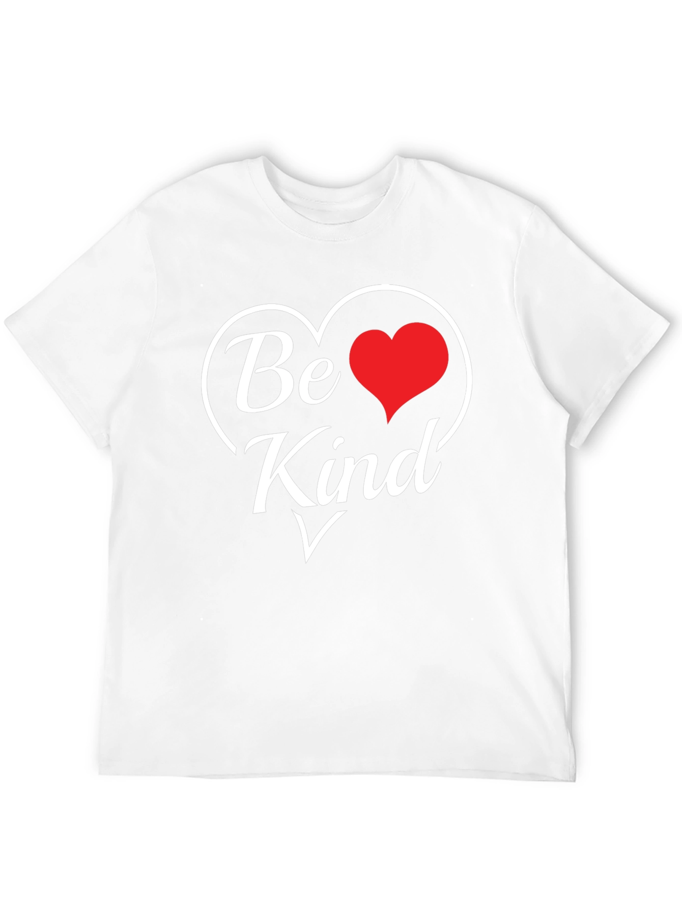 Camiseta Negra Sé Amable con Corazón