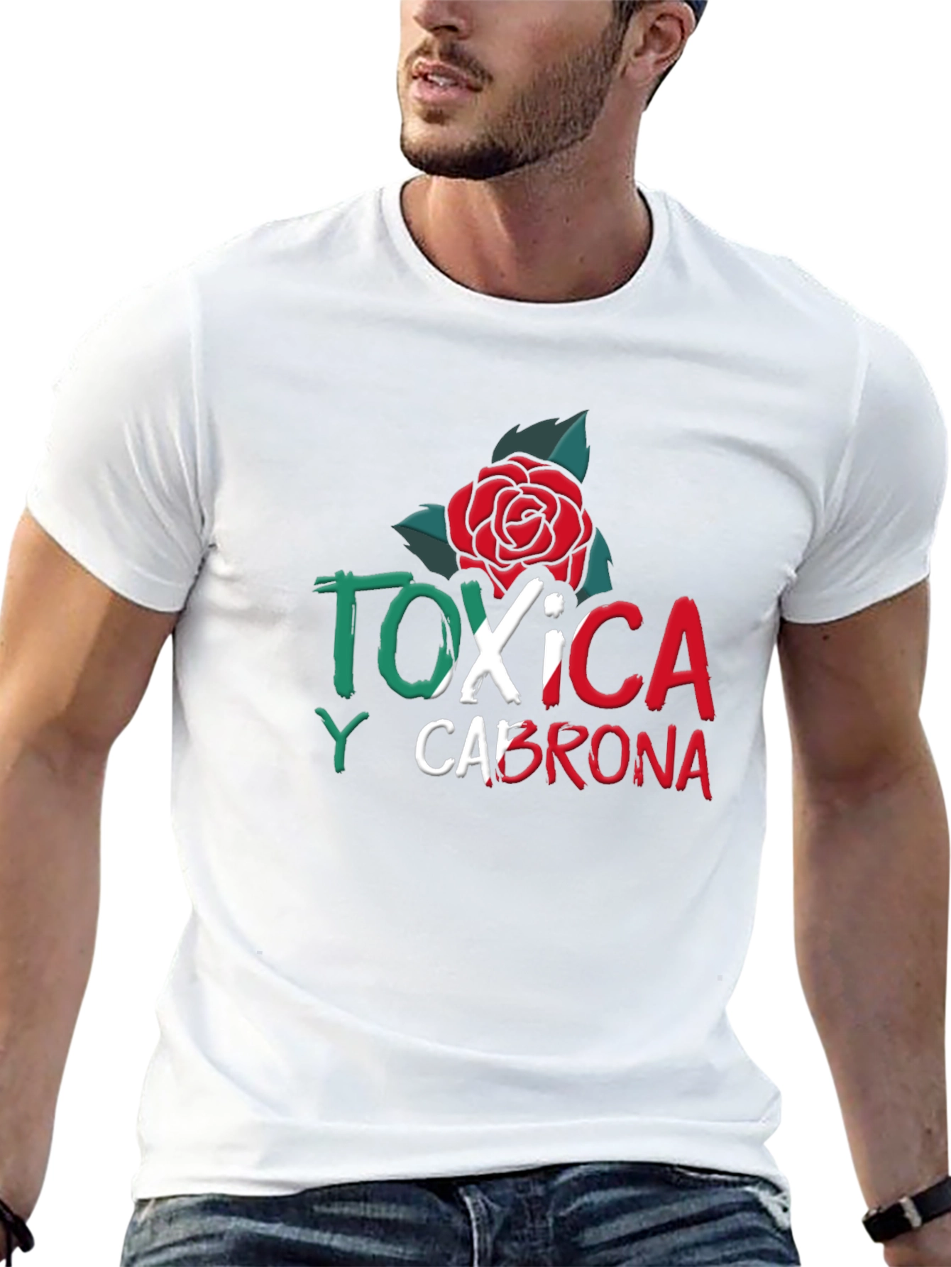 Camiseta Negra Tóxica y Cabrona