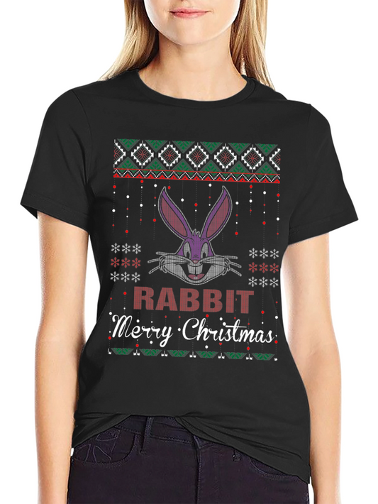 Camiseta Navideña Bugs Bunny - Feliz Navidad