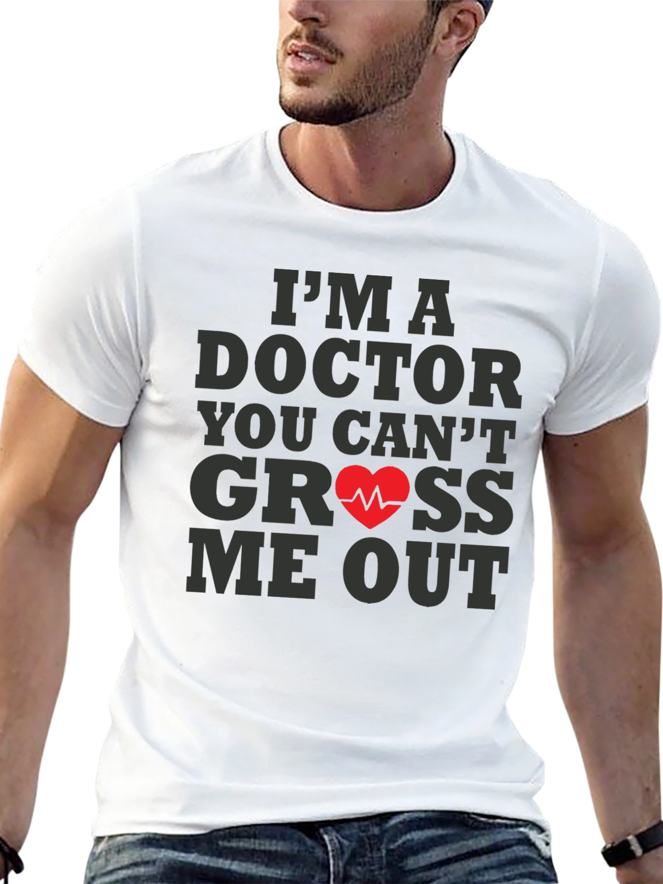 Camiseta Negra: Doctor Nada Me Asusta