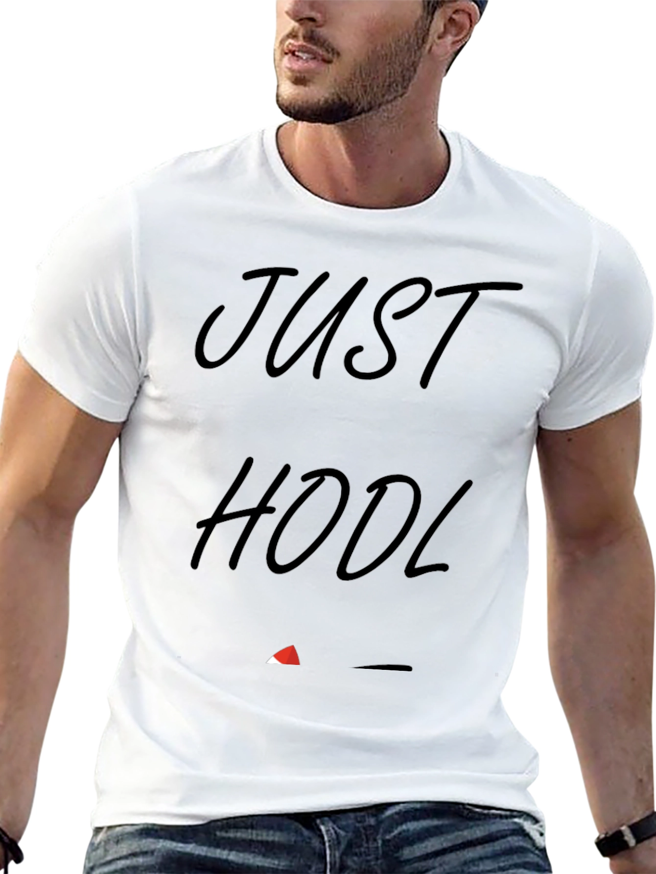 Camiseta Negra Just HODL - Para Amantes de Cripto