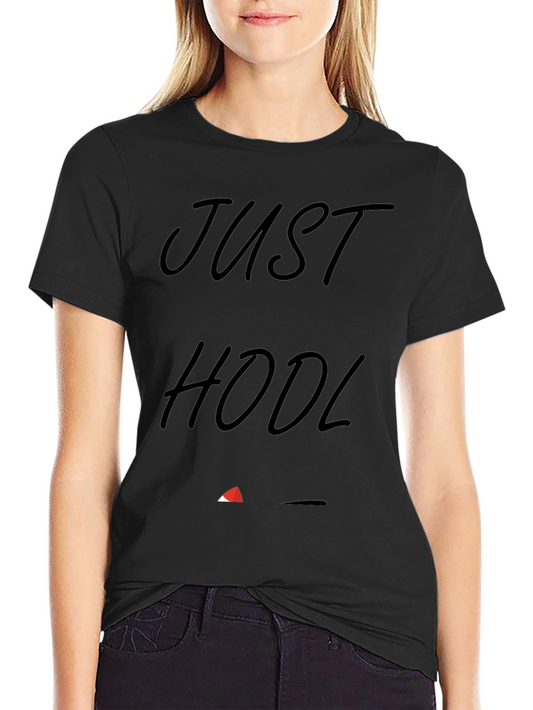 Camiseta Negra Just HODL - Para Amantes de Cripto