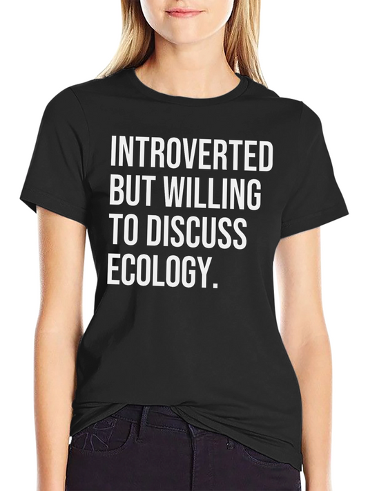Camiseta Introvertido Ecología - Algodón