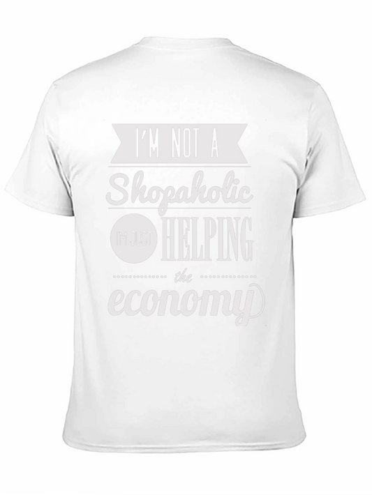 Camiseta Negra Im Not a Shopaholic