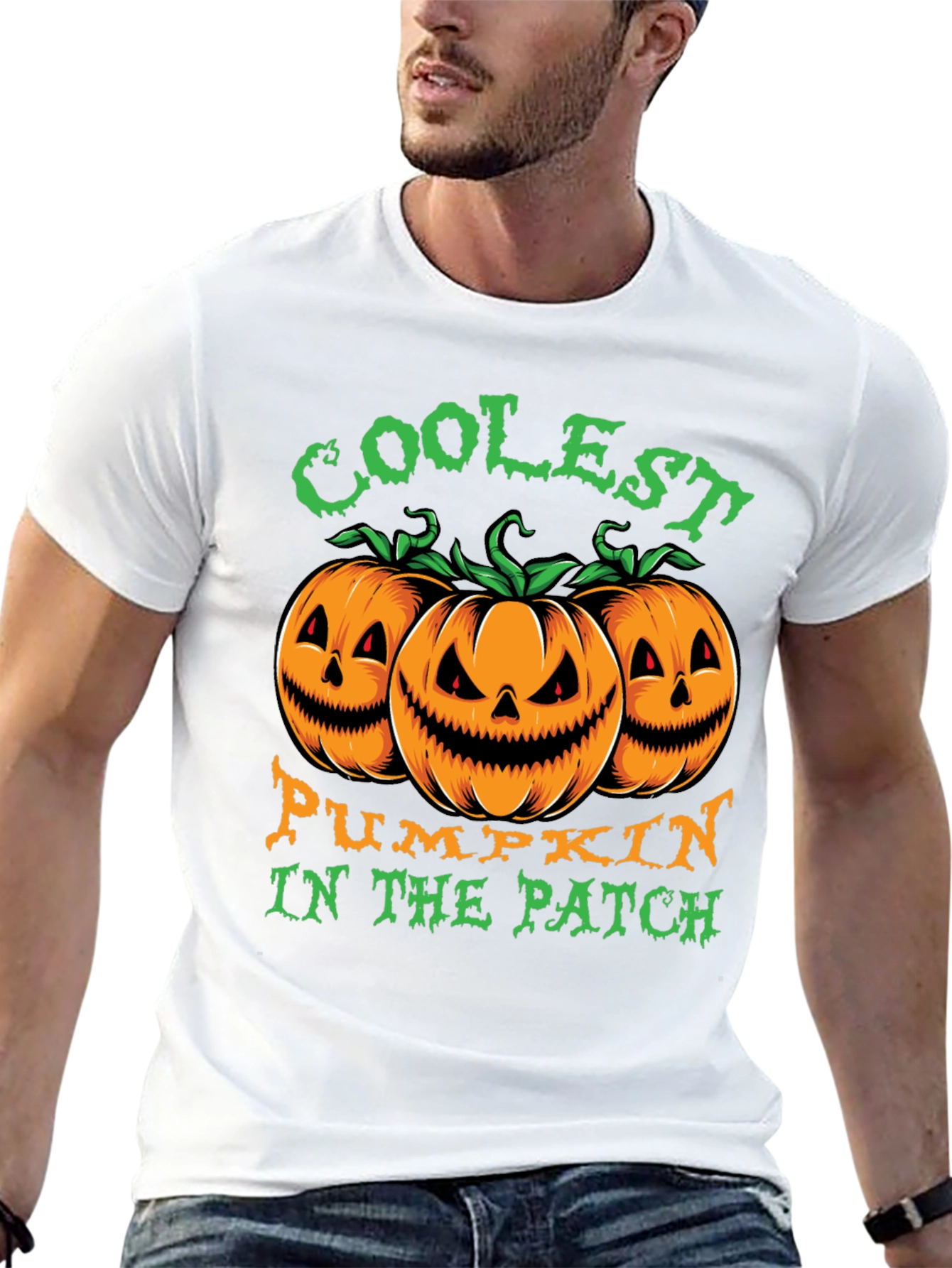 Camiseta Halloween Calabazas Coolest Pumpkin