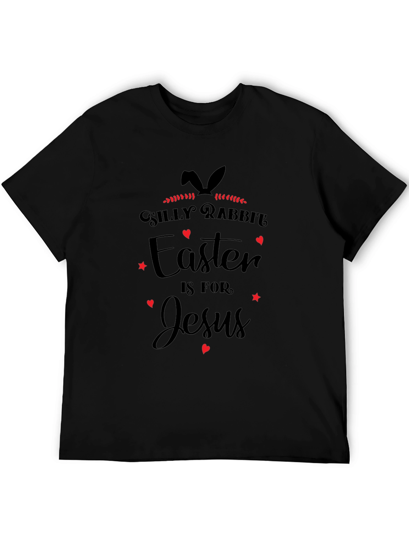 Camiseta Negra Easter is for Jesus