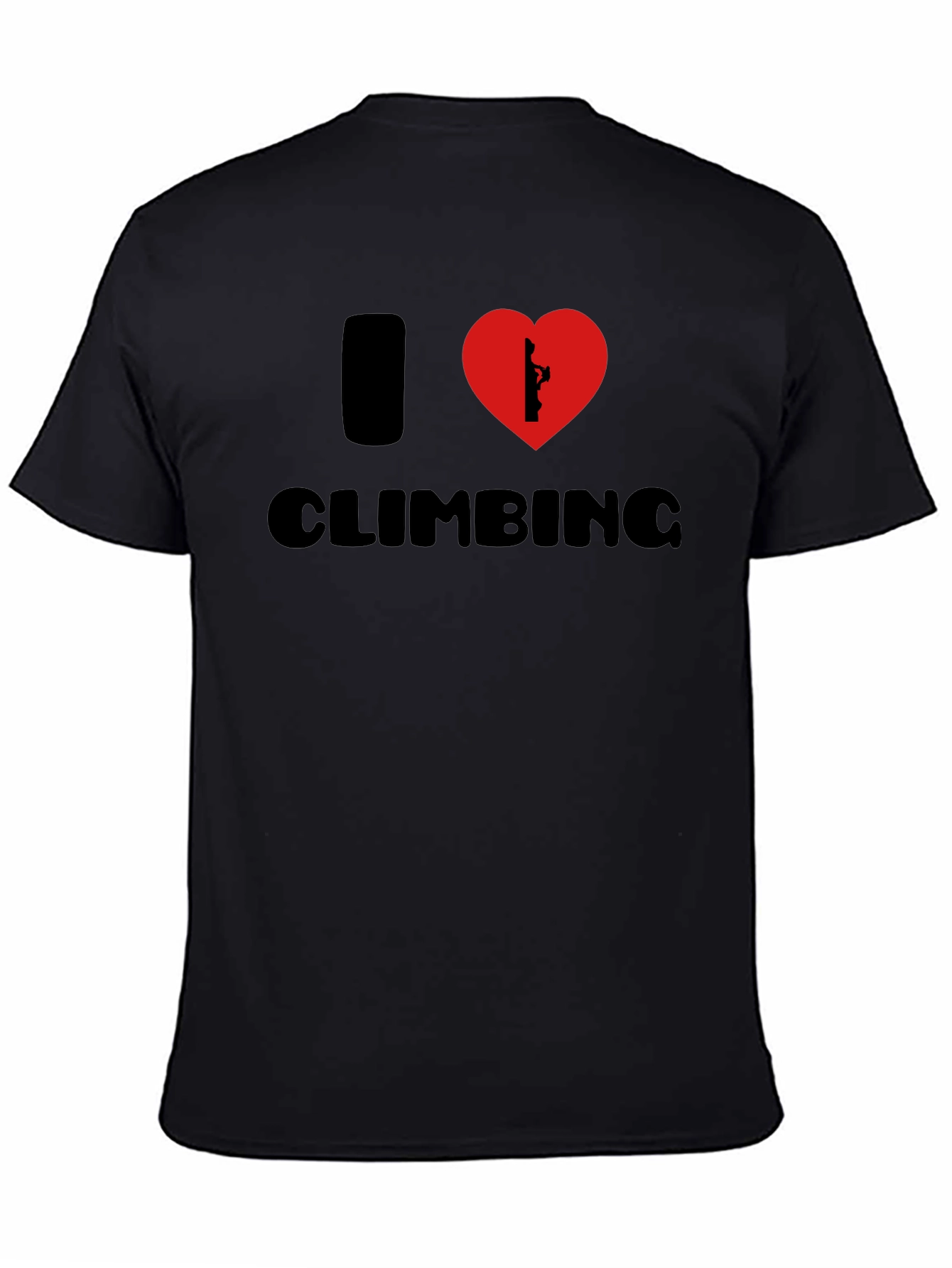 Camiseta Negra Amo la Escalada