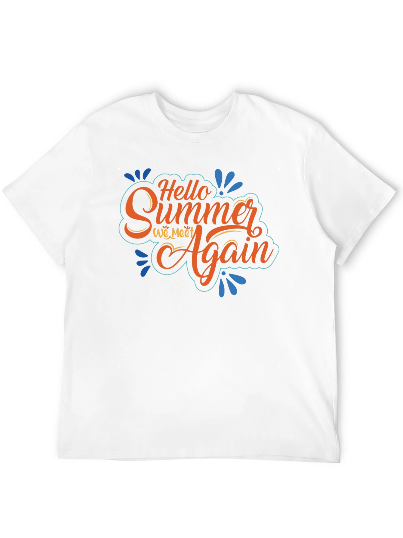 Camiseta Negra Hello Summer We Meet Again
