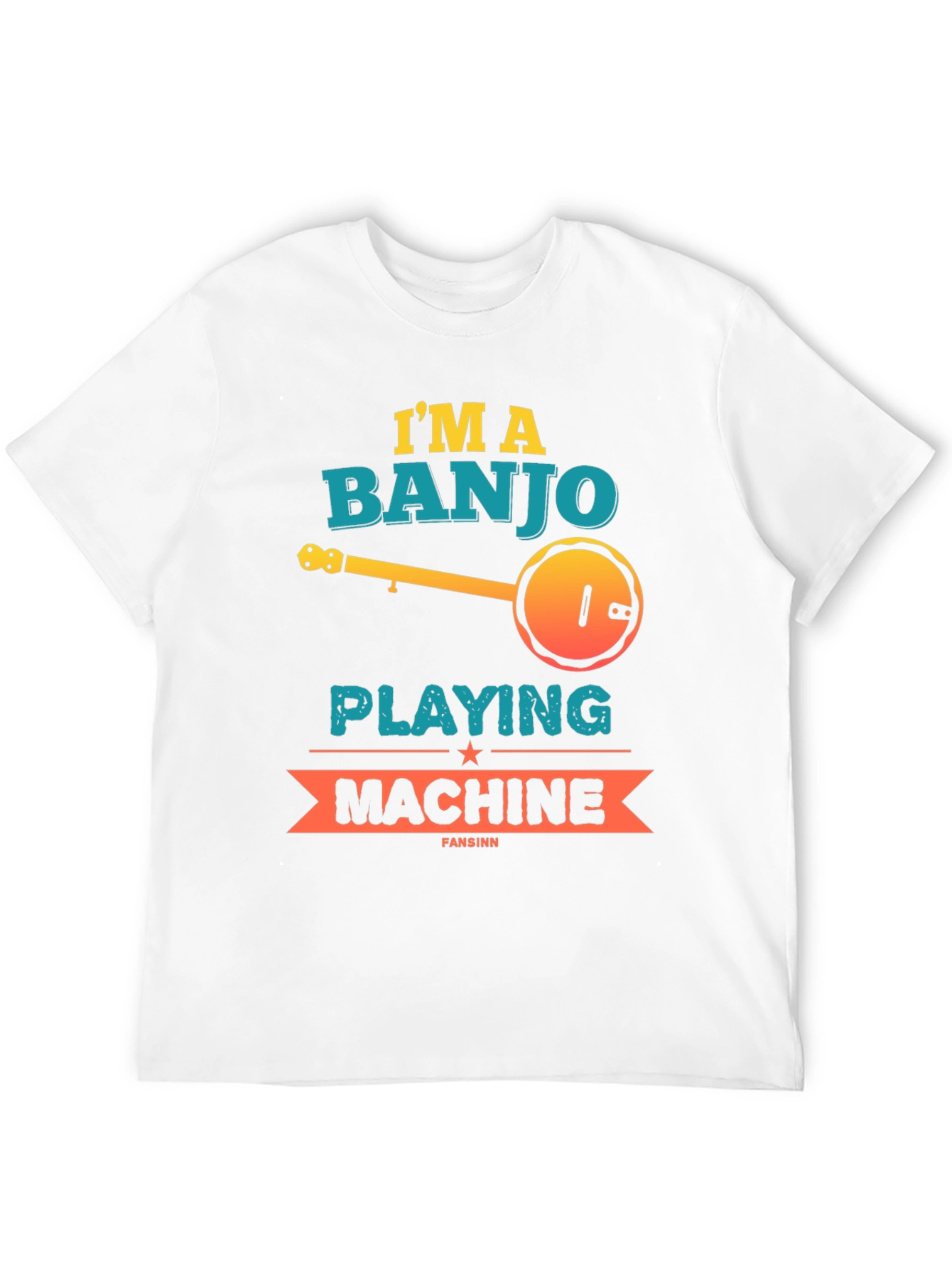 Camiseta Negra Banjo Playing Machine