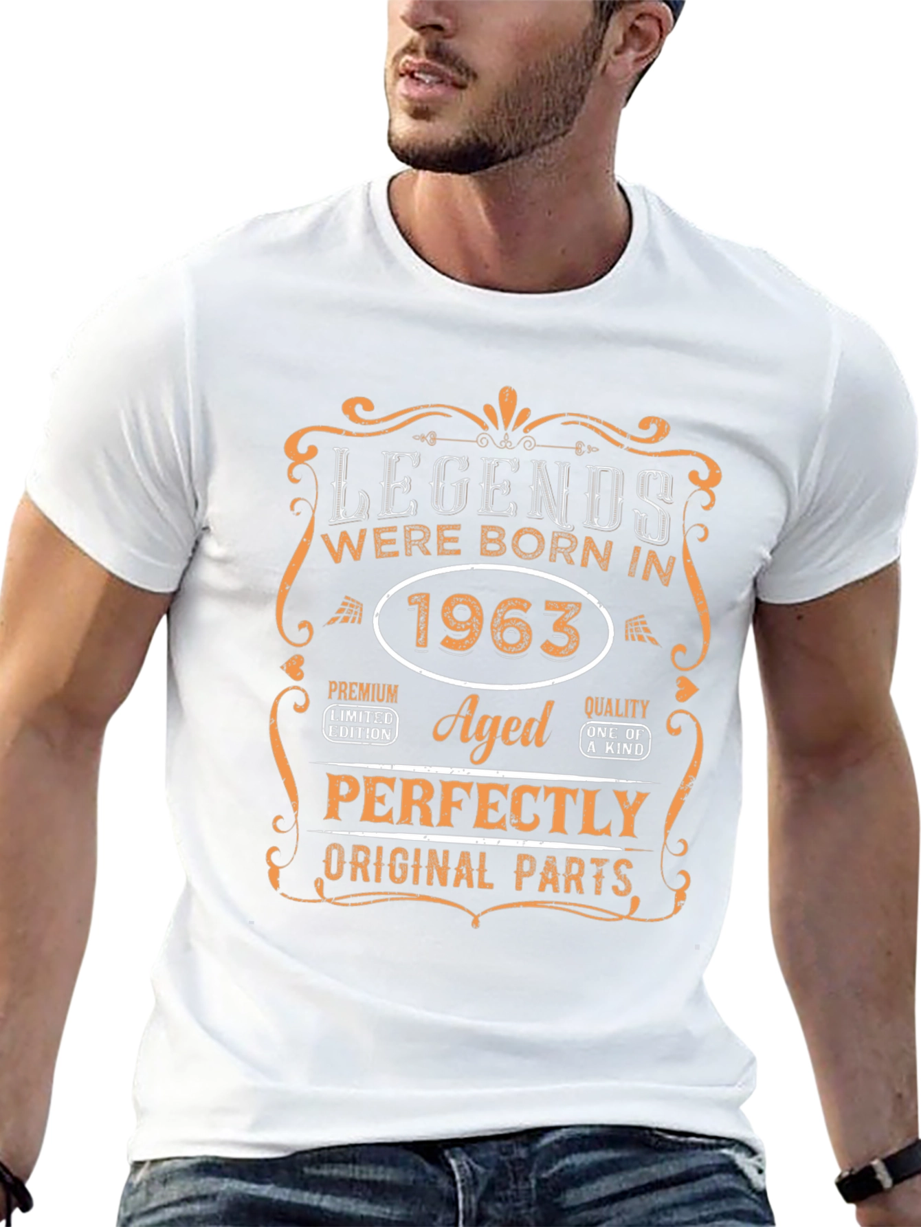 Camiseta Leyendas Nacidas en 1963