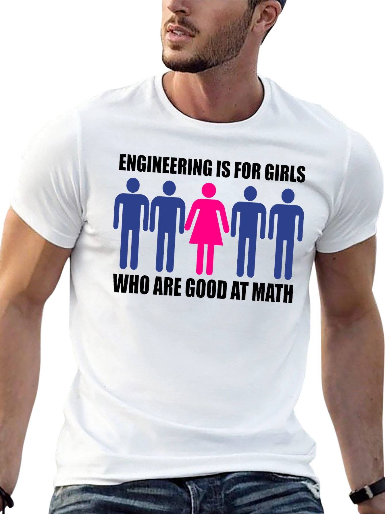 Camiseta Ingeniería es para chicas buenas en matemáticas