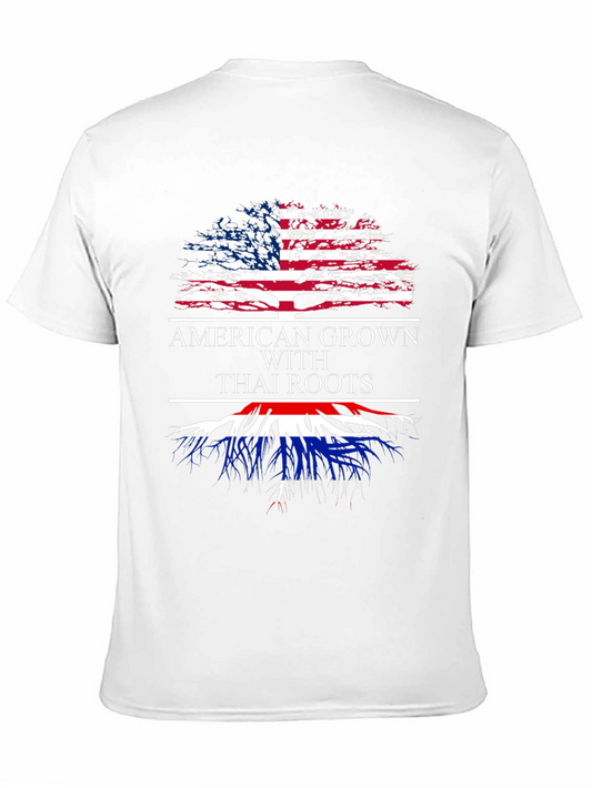 Camiseta Americana con Raíces Tailandesas