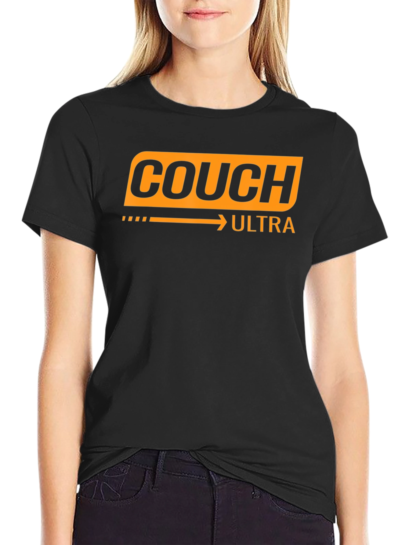 Camiseta Negra Couch Ultra para Hombre
