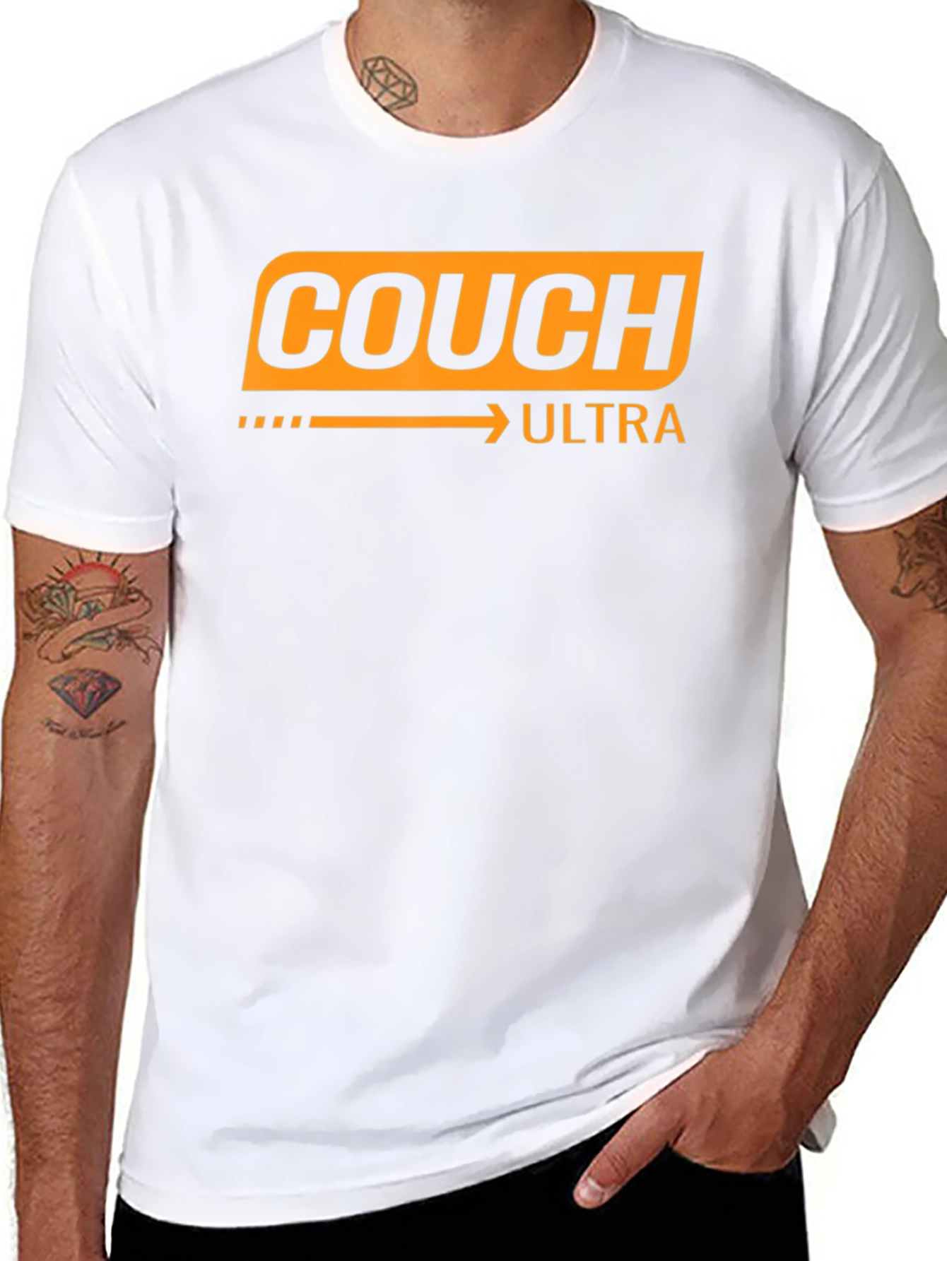 Camiseta Negra Couch Ultra para Hombre