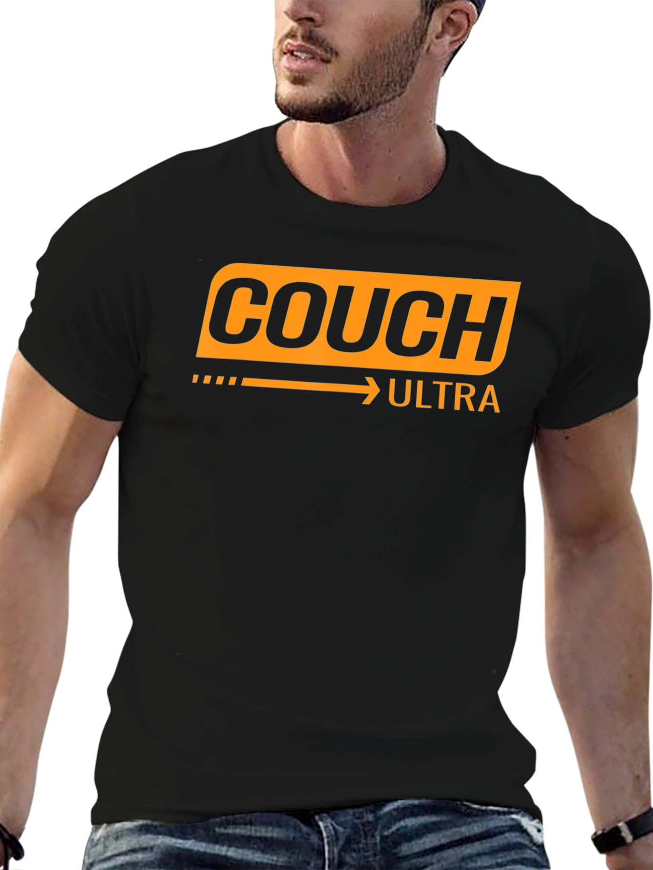 Camiseta Negra Couch Ultra para Hombre