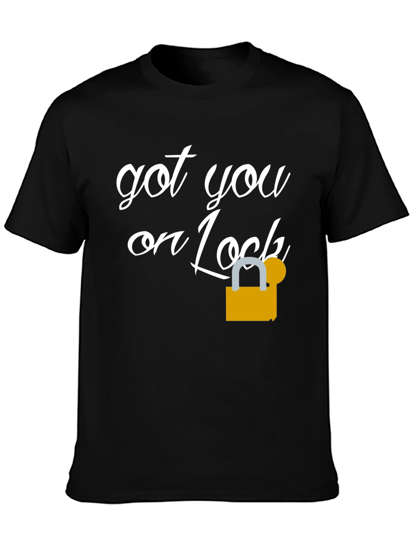 Camiseta Negra “Got You On Lock”