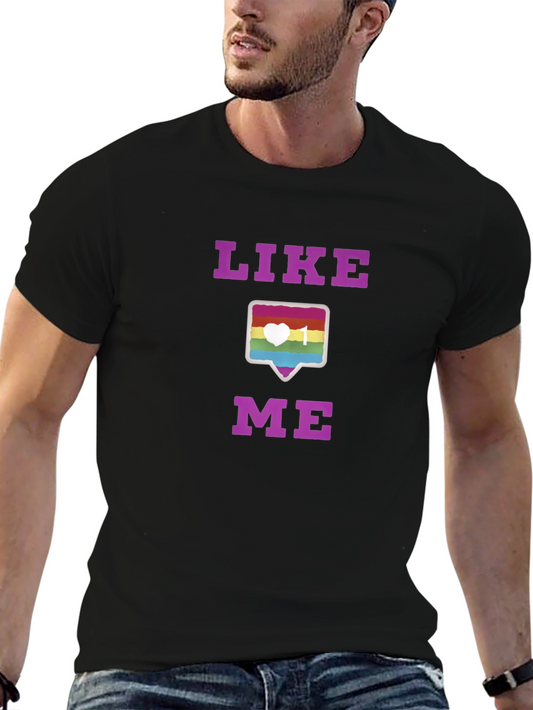 Camiseta Negra Like Me Orgullo LGBT