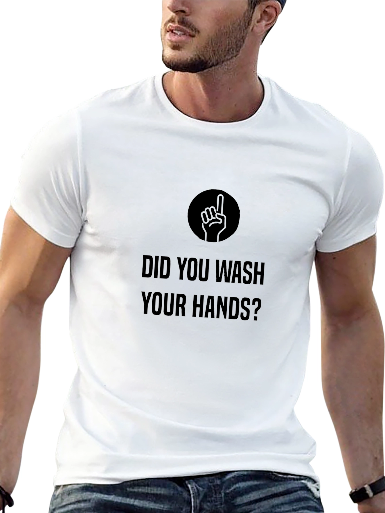 Camiseta Negra: ¿Lavaste tus Manos?
