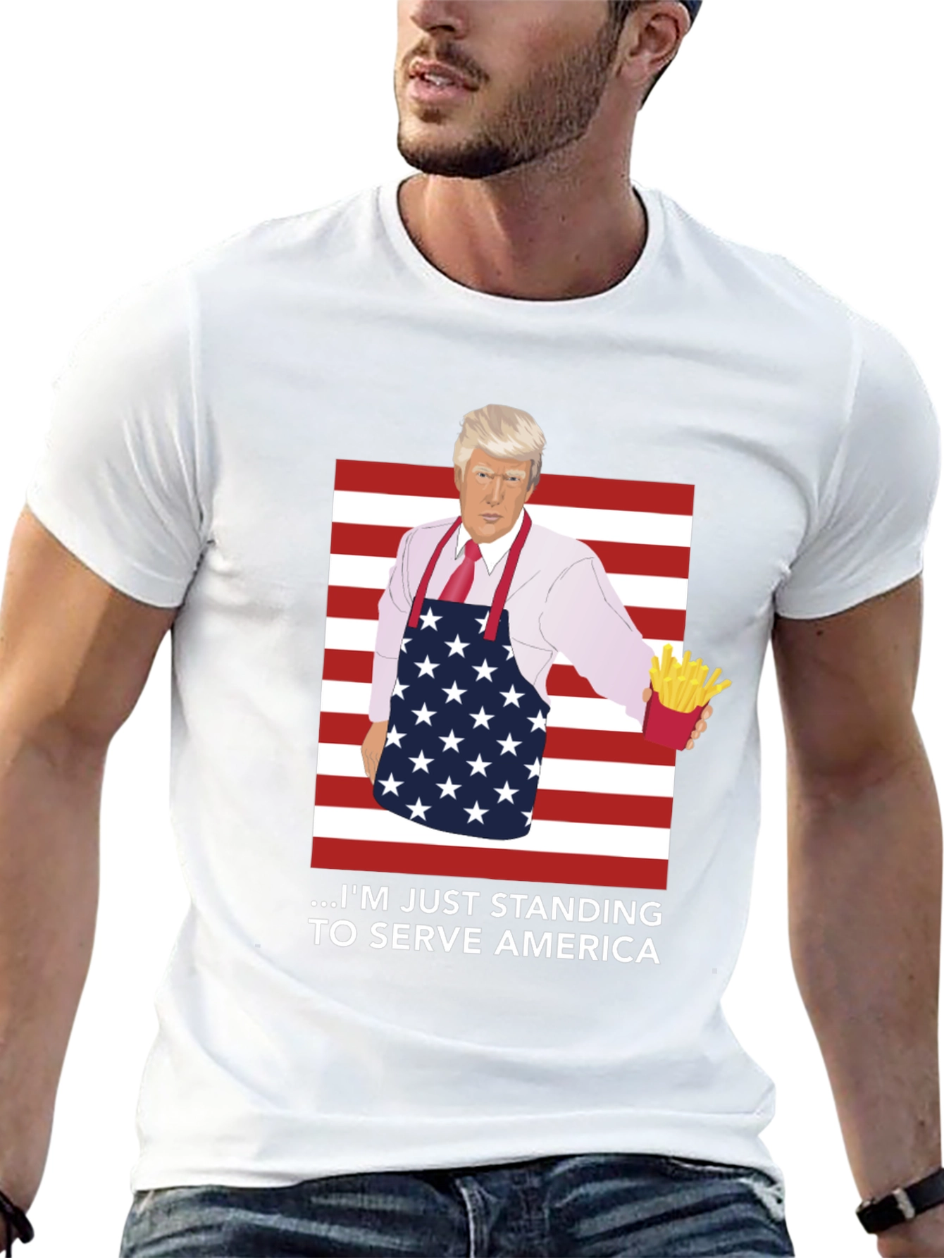 Camiseta Trump Sirviendo a América