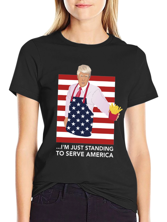 Camiseta Trump Sirviendo a América