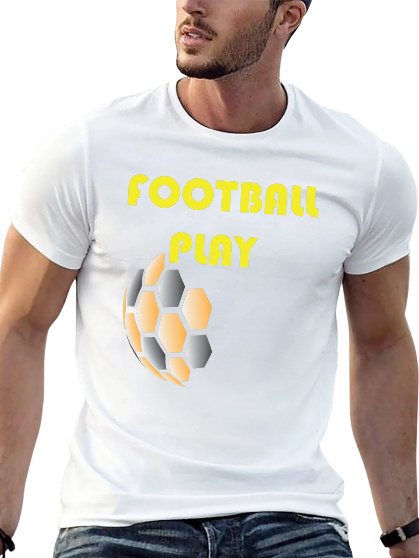 Camiseta Negra Fútbol Play