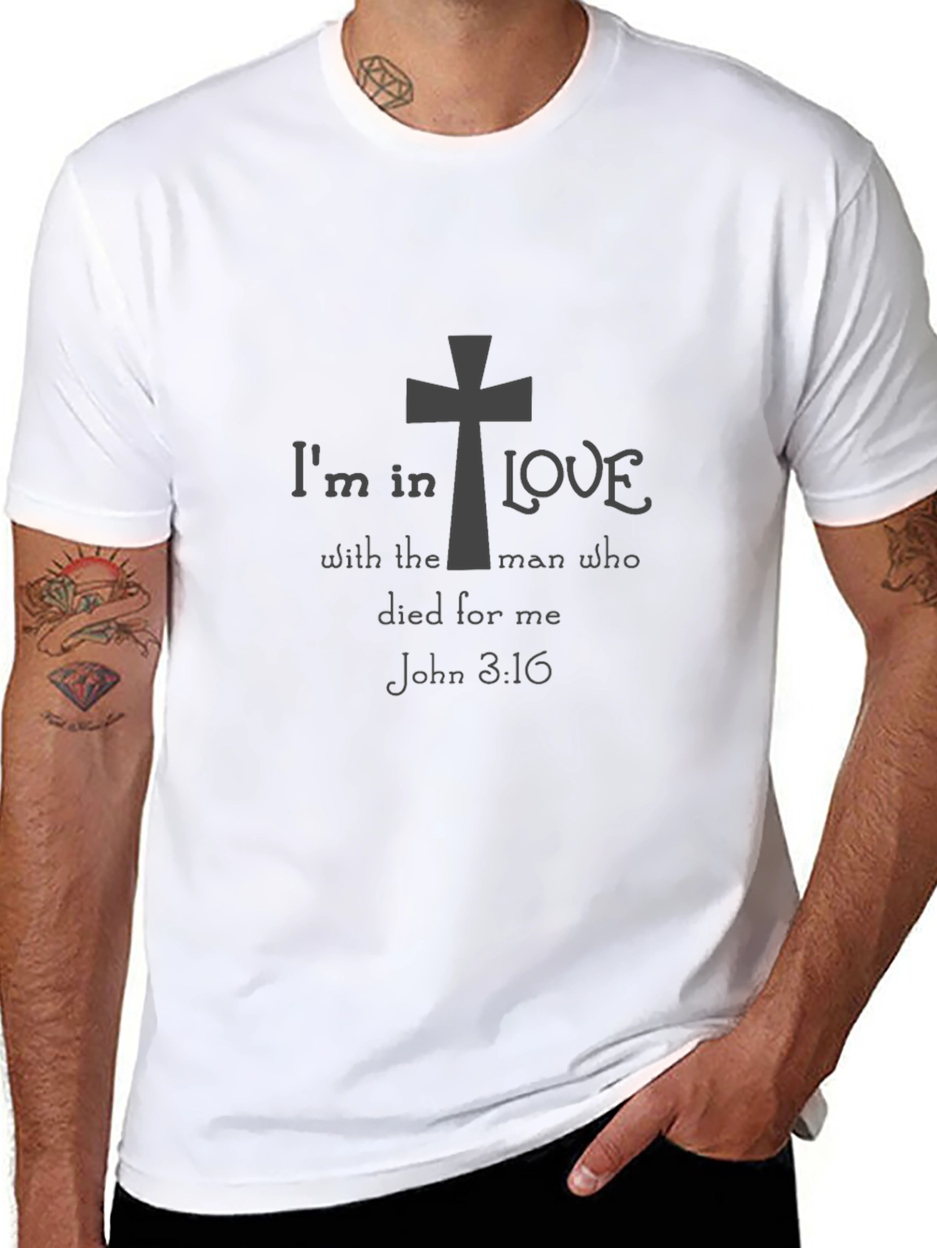 Camiseta Cristiana Estoy Enamorado del Hombre
