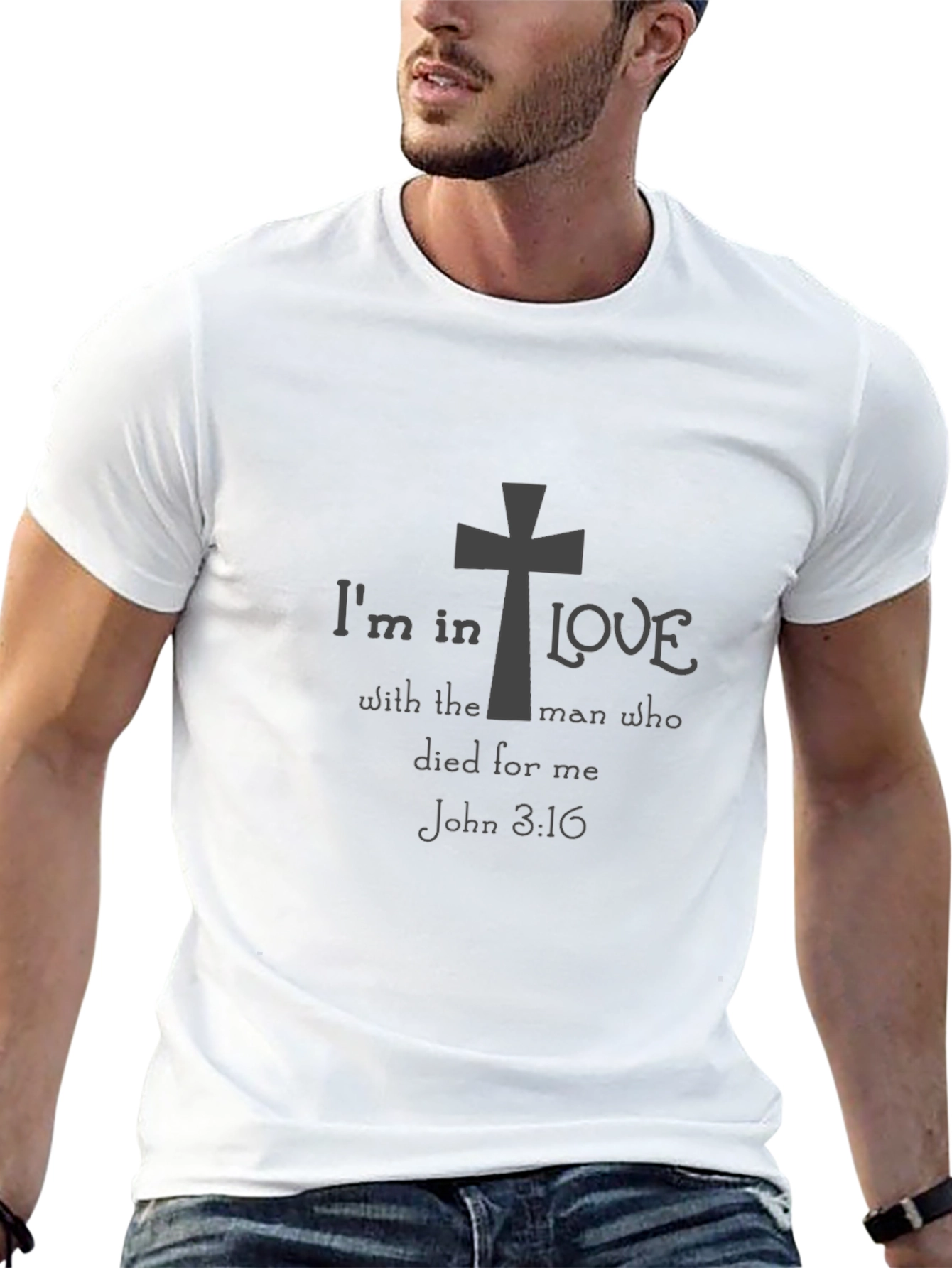 Camiseta Cristiana Estoy Enamorado del Hombre