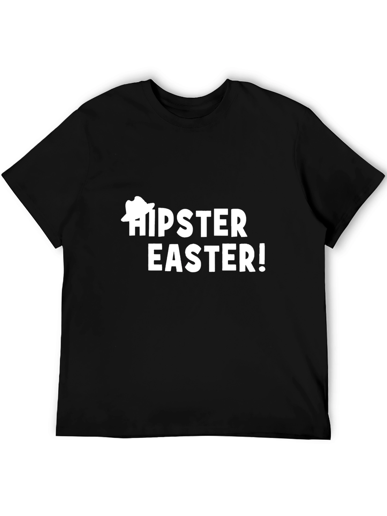 Camiseta Negra Hipster Easter!