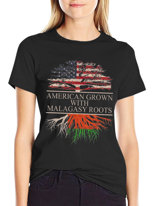 Camiseta American Grown Malagasy Roots