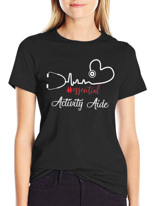 Camiseta Activity Aide Esencial - Diseño de Estetoscopio