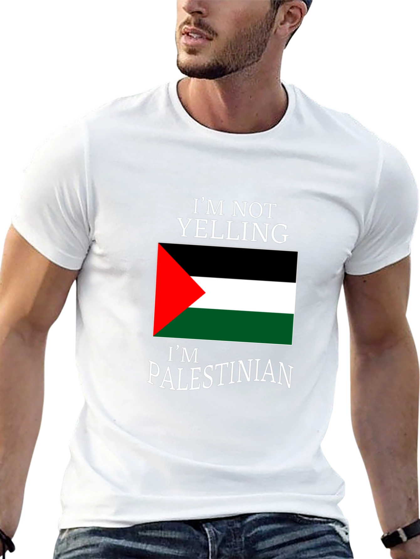 Camiseta Palestina: No Estoy Gritando
