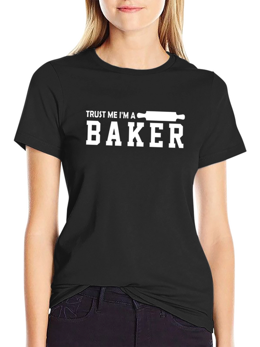 Camiseta Negra Trust Me Im a Baker