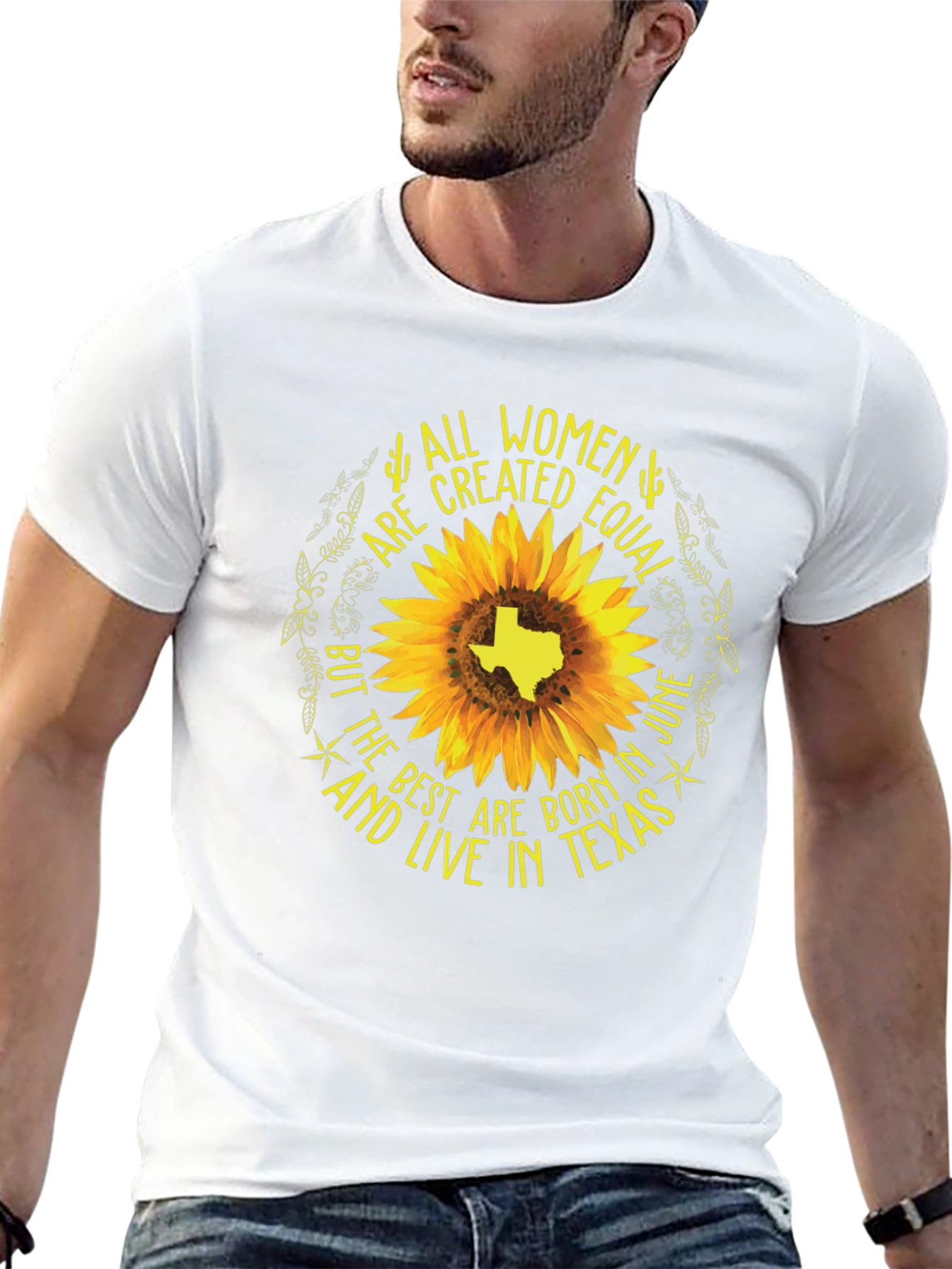 Camiseta Negra: Todas las Mujeres Son Iguales - Texas