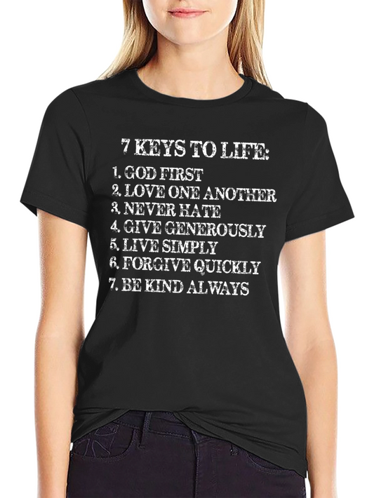 Camiseta Hombre 7 Claves de la Vida Algodón