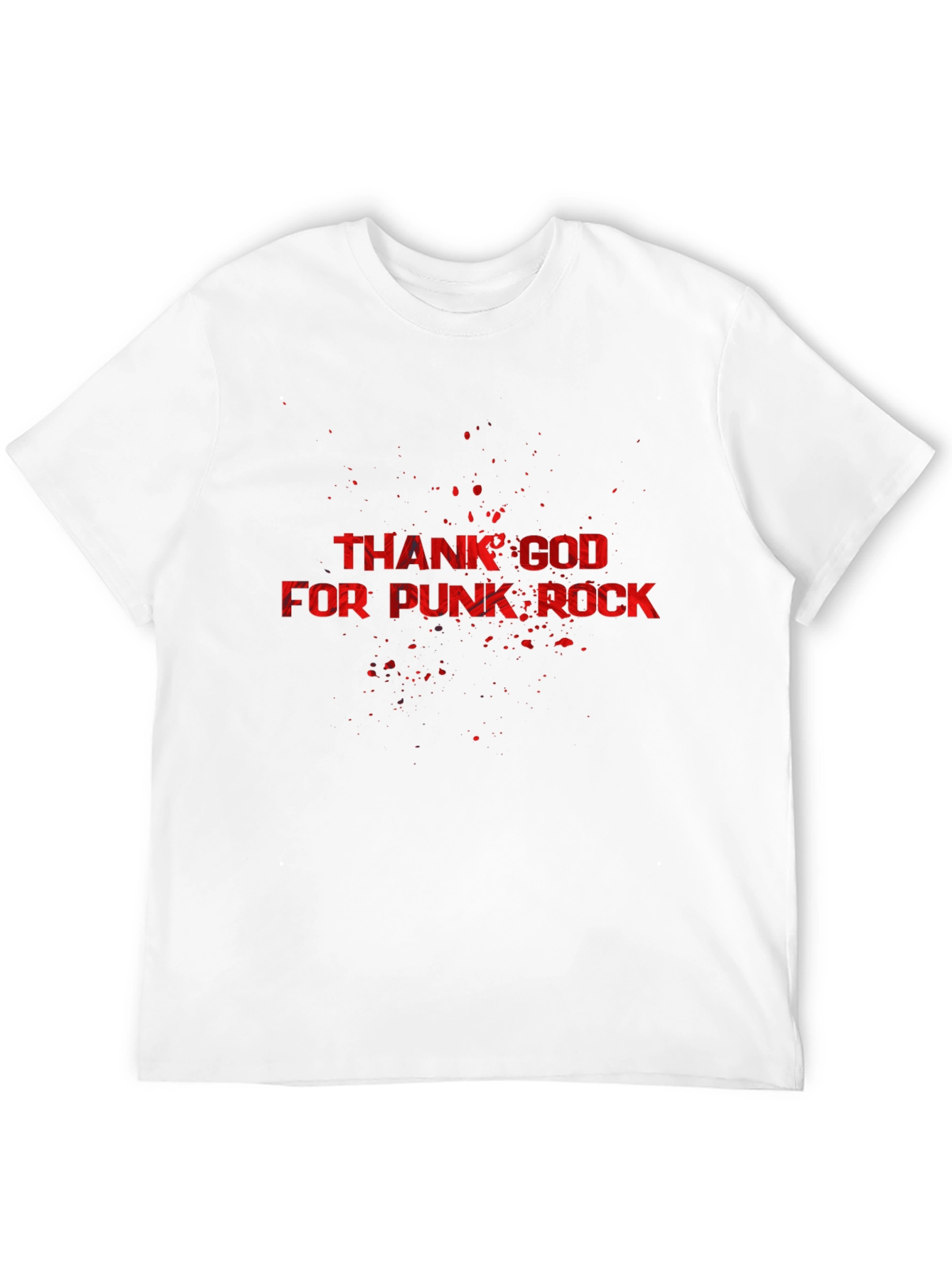 Camiseta Negra Thank God For Punk Rock