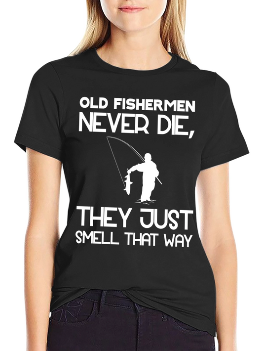 Camiseta Negra Viejos Pescadores