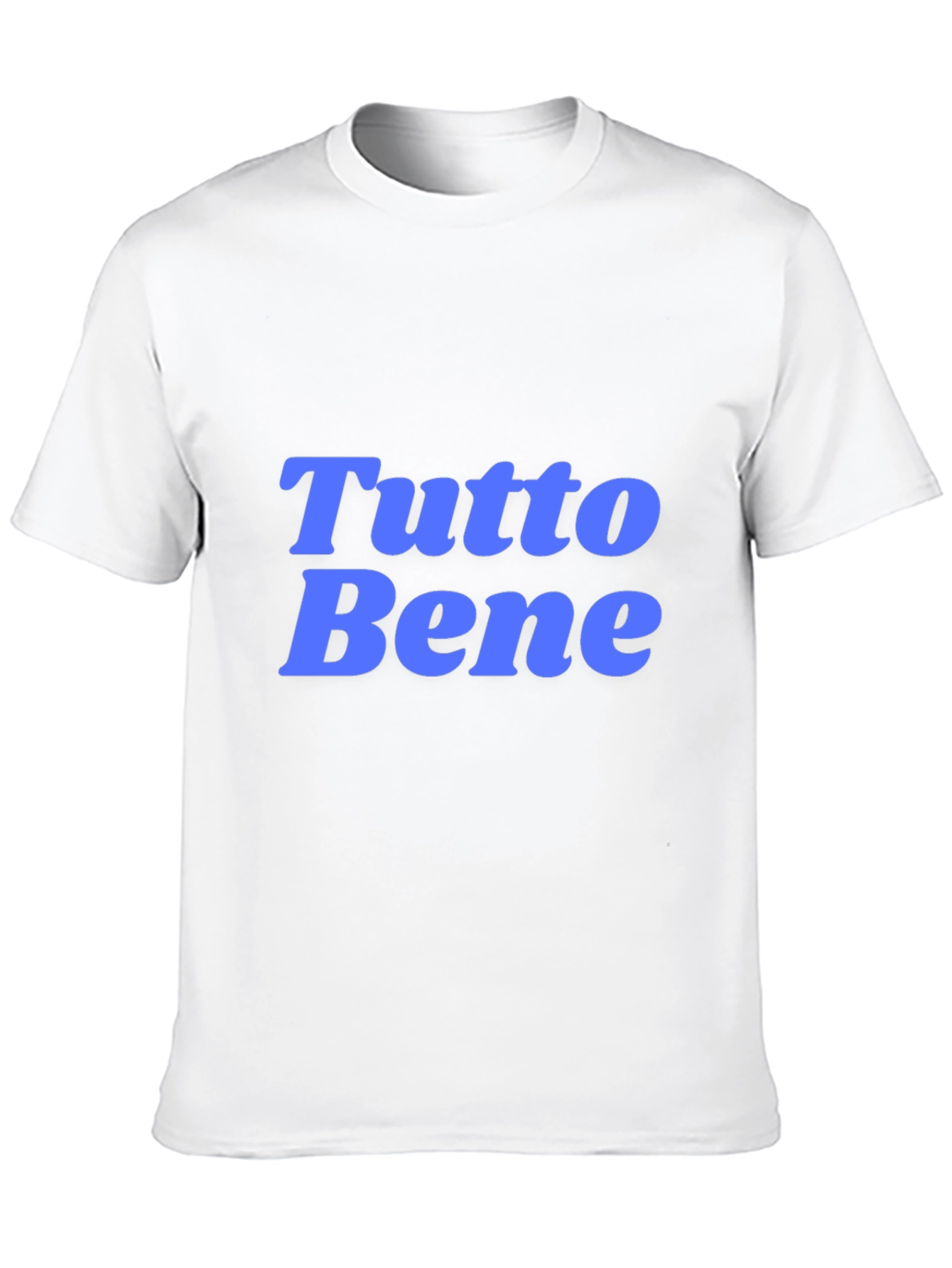 Camiseta Negra con Texto Tutto Bene