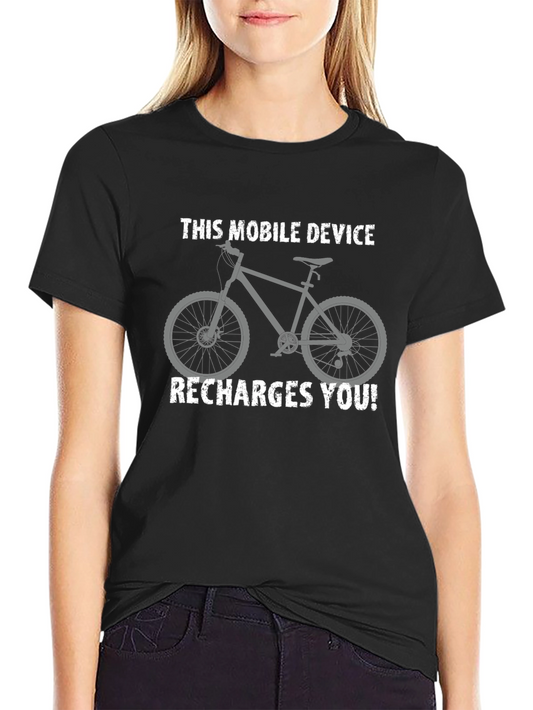 Camiseta Este dispositivo móvil te recarga