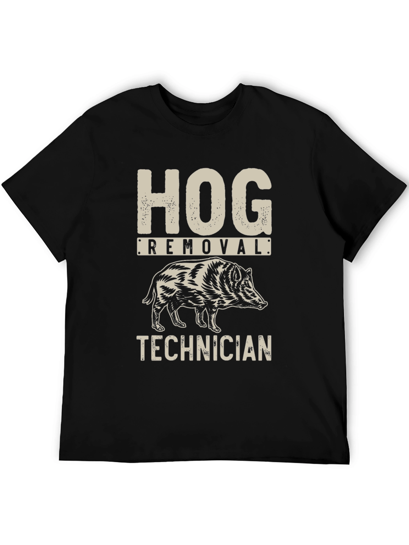 Camiseta Negra Hog Removal Technician